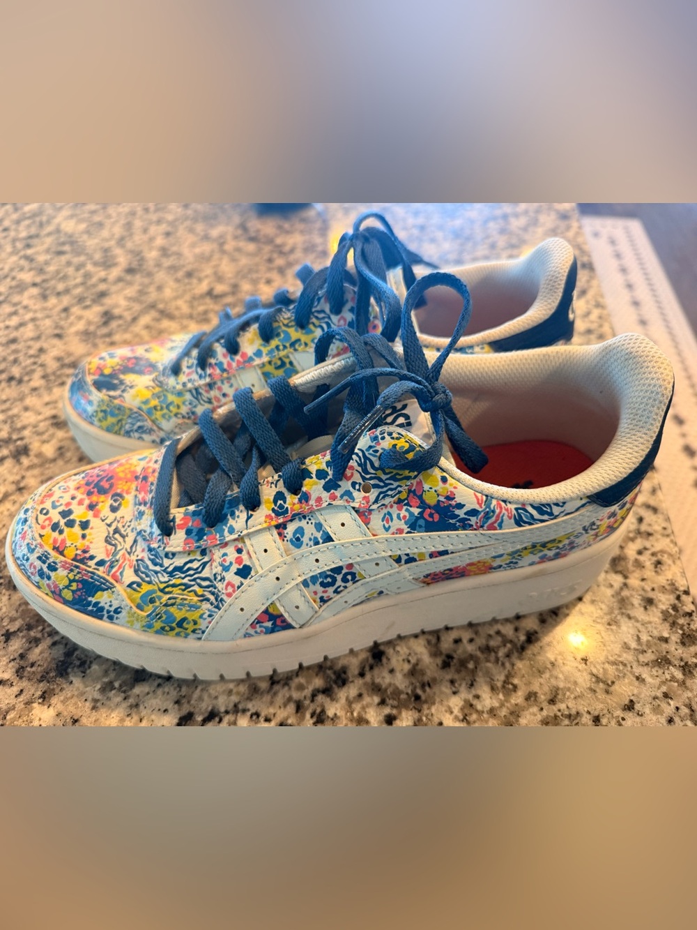 ASICS Japan S PF Floral Print Platform Sneakers